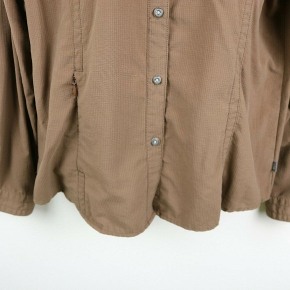 North Face Womens Blouse Long Sleeve Vented - Picture 4 of 6